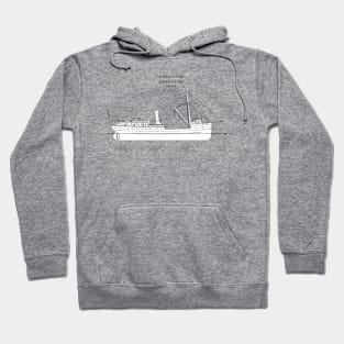 Amaranth Lighthouse Tender United States Coast Guard - SBDpng Hoodie